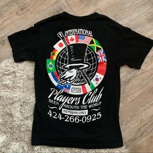 Open 925 Graphic “Players Club” Men’s Black Tee